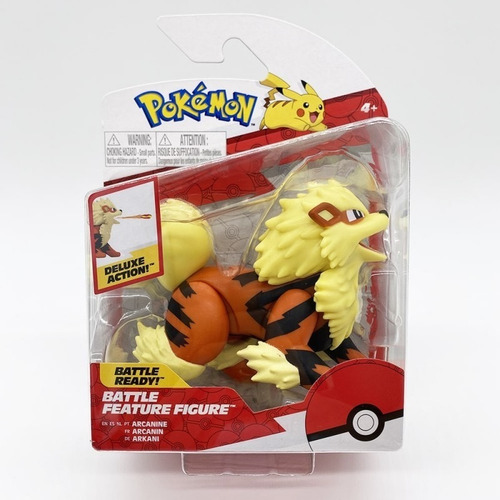 Pokémon Figura De Batalla Arcanine Battle Feature Figure