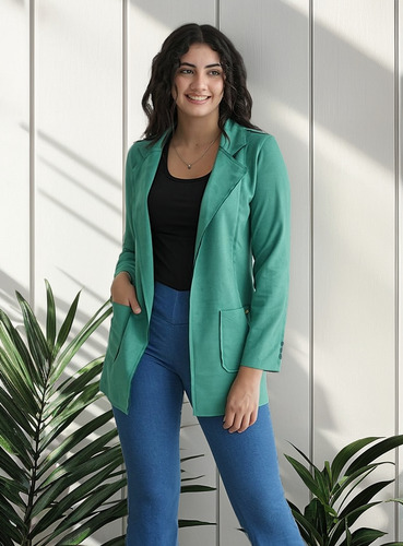 Saco Mulán Suede Para Mujer