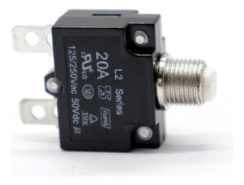 2 Sobrecarga Térmica, Disyuntor Del Botón Dc50 Con Tapa De