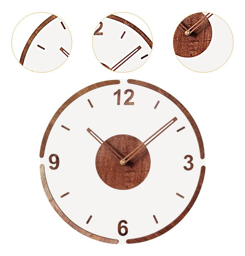 Reloj Colgante De Pared Decorativo Fácil De Leer 4 Números