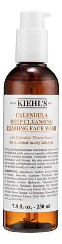 Kiehls Jabón Facial Espumoso De Limpieza Profunda De Calé.