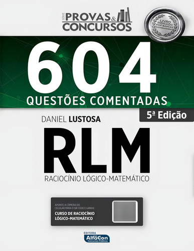 Série Provas E Concursos Rlm, De Daniel Lustosa. Editorial Alfacon, Tapa Mole En Português