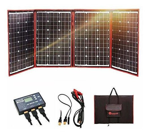 Dokio  Panel Solar Plegable Monocristalino De 200 Voltios Y