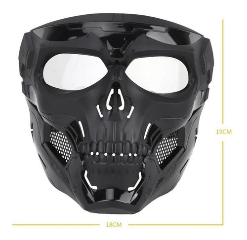 Mascara Airsoft Tactica Deporte Cosplay Halloween Skull