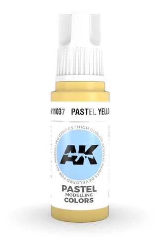 Ak Acrylics Gen Amarillo Pastel Fl Oz