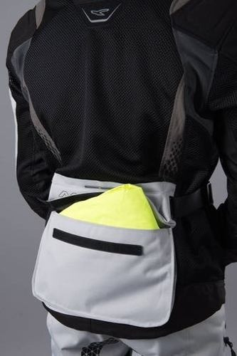 Imagen 6 de 10 de Campera Cordura Macna Furio Gris Claro-negro-gris Pardo