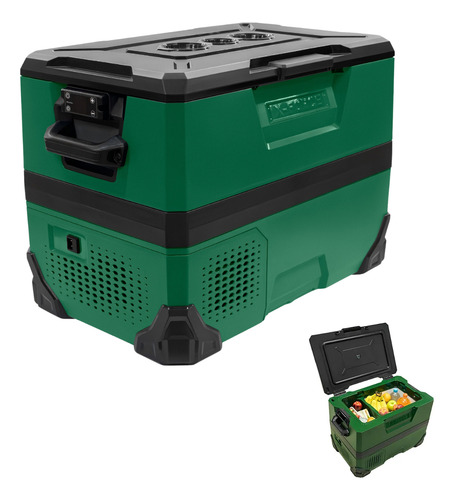 Geladeira Automotiva Maxiclima Xforce 32l Quadrivolt Verde