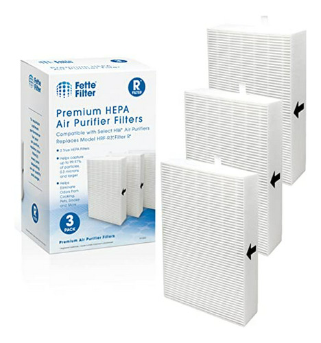 Filtro Hepa Premium Para Purificador Honeywell - Pack 3
