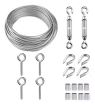 Comprar Tensor Alambre Gancho Ojo Cables Acero Inoxidable 19pcs