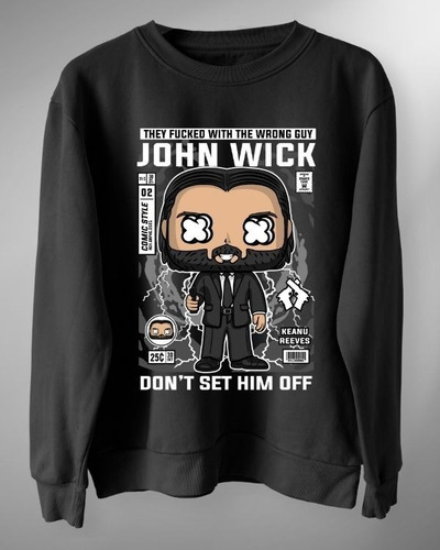 Poleron Polo De John Wick Magazine