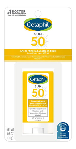 Protector Barra Stick Cetaphil Sunscreen Water Resistant 14g