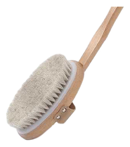 Cepillo De Ducha Cepillo Seco Cepillo Trasero Mango Curvo