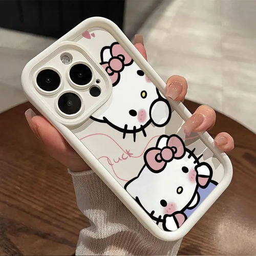 Funda Original Sanrio Hello Kitty Para iPhone 15, 14, 13, 11