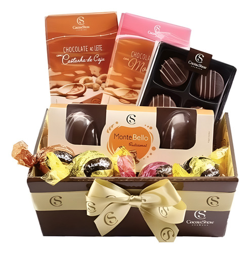 Cesta De Chocolates Presente Cacau Show