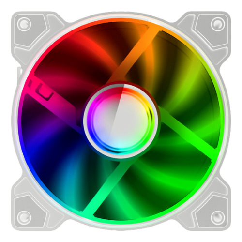 Kit 4 Fan Argb Gamemax Austra White