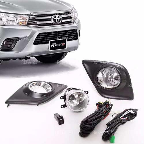 Faros Niebla Hilux 2016 2017 2018 Kit Completo