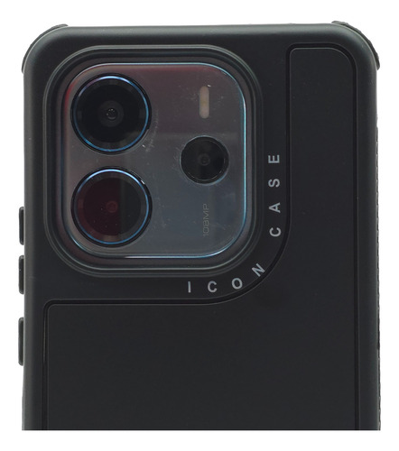 Funda 3 En 1 Para Redmi Note 14 4g Case Uso Rudo Protector Negro Redmi Note 14 4g