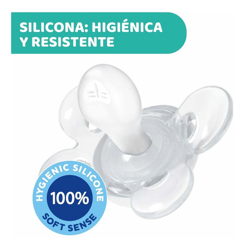Imagen 6 de 10 de Chupete Divertido Physio Comfort Silicona 6-16m