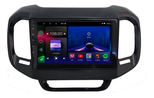 Stereo Multimedia Android Pantalla 9¨ Fiat Toro 4+32 Carplay