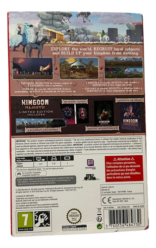 Kingdom Majestic Limited Edition Para Nintendo Switch Físico (Usado)