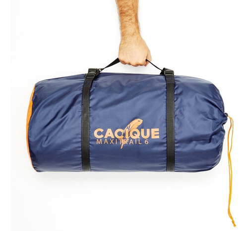 Imagen 2 de 3 de Carpa Cacique Igloo Maxi Trail 6 Seis Personas - 2 Ambientes