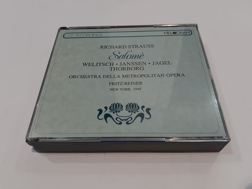 Salomè, Strauss, Welitsch, Reiner - 2cd 1989 Italia Mint