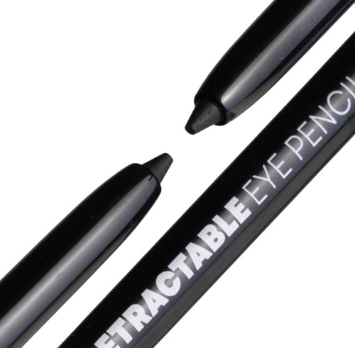Delineador Retractil Adara Paris Delineador Ojos Negro Acabado Mate