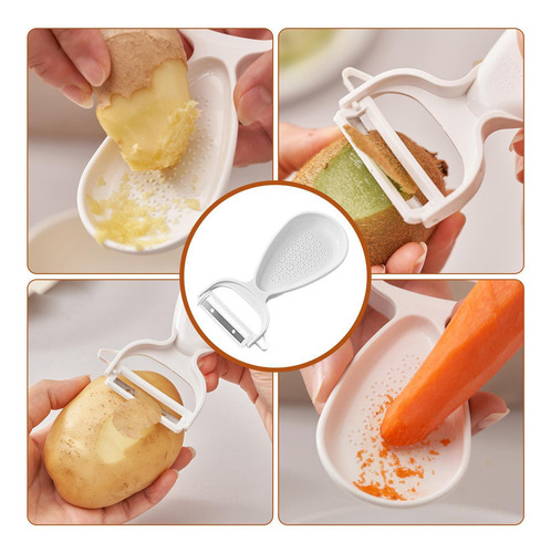 Pelador De Acero Inoxidable Pelador De Verduras Ergonómico D