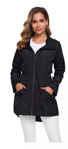Avoogue - Chaquetas de lluvia para mujer, diseño ligero, con capucha, para  exteriores, impermeables, cortavientos