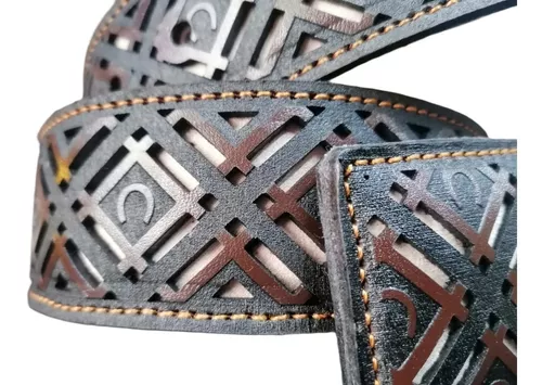 Cinturones para hombre - Corte Laser Vaquero Ancho Cincelado – El Charro  Famoso
