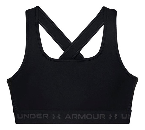 Top Under Armour Dama Crossback Mid Bra - Black