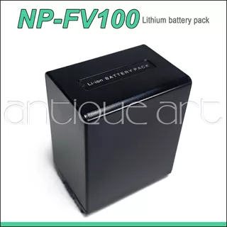 A64 Bateria Para Sony Np-fv100 High Power 3900mah Camcorder