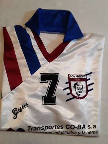 Imagen 8 de 8 de Camiseta Antigua Voley Club Don Bosco Mdq.#7 Gaspar Talle M