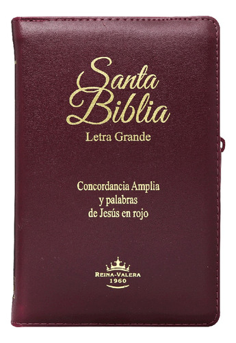 Biblia Reina Valera 1960 Letra Grande Bordo, Cierre E Índice