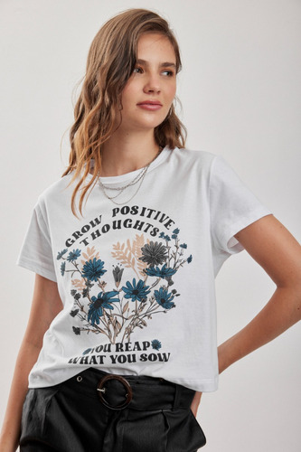 Remera Estampada Positive Rimmel