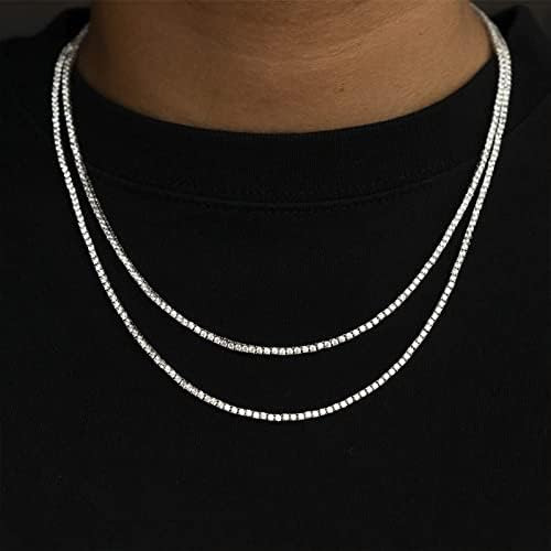 Woworama Collar De Tenis Con Circonita Cúbica, Gargantilla D