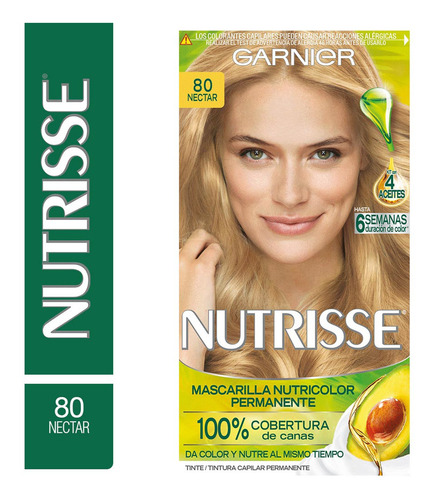 Kit Completo De Coloración Permanente Nutrisse Clásico X45 G
