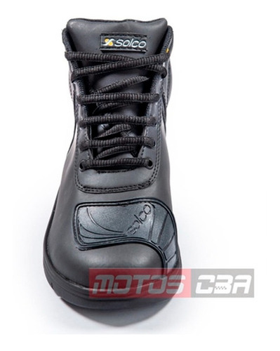 Imagen 2 de 7 de Botas Moto Solco City Black Ruta Viaje Motoscba