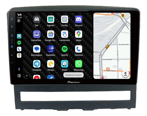 Multimidia Pioneer Fiat Idea 07/12 9p Carplay Android