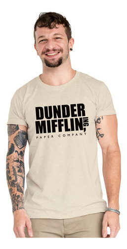 Polera The Office Dunder Mifflin Algodón Orgánico Se22