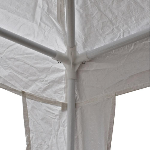 Tenda Gazebo Branco Em Polietileno 3x3 Desmontável Bel Fix