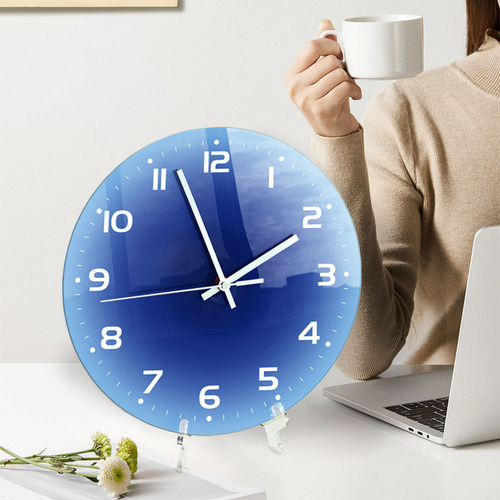 Reloj De Pared Elegante, Moderno Y Minimalista, Alimentado P