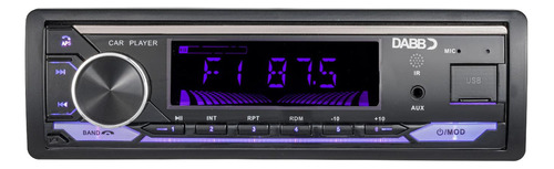 Autoestereo Bluetooth Dabb Dab-0201 Usb Sd Fm Rgb