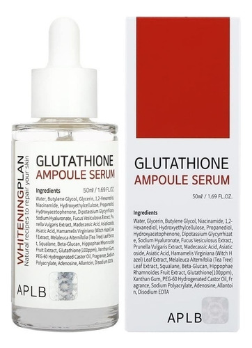 Suero De Ampolla De Glutation 50ml, Cuidado Piel, Aplb,
