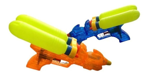Imagen 1 de 6 de Pack X 2 Pistolas De Agua Accion Blaster Colores Ramos Mejia