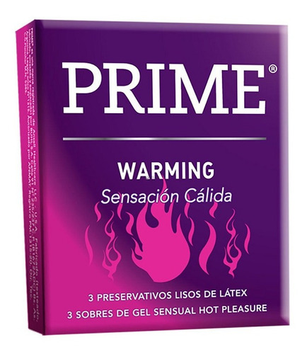 Preservativos Prime Warming - Caja 3 Unidades - Xshop