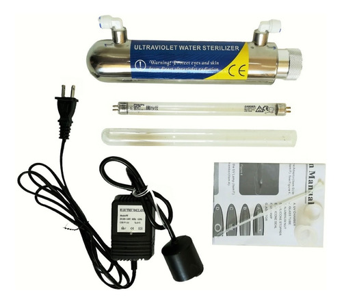 Filtro Agua Osmosis Inversa Lcd 100gpd Ultravioleta 6 Etapas