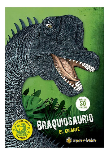 Libro Braquiosaurio + 50 Stickers Mis Dinosaurios Favoritos