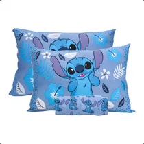 Comprar Jogo De Cama Casal Lençóis Malha Premium Lilo E Stitch