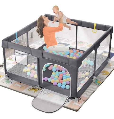 Cercado De Bebé Juego De Niños Cama Seguridad 127cm Corral